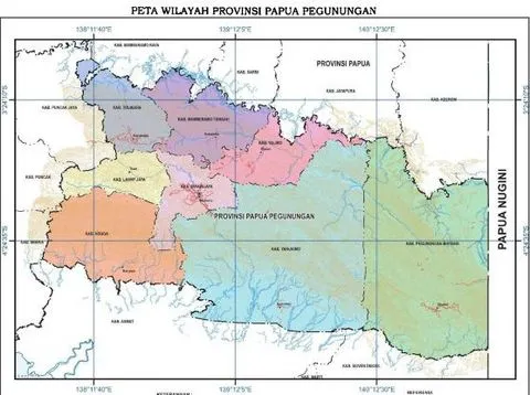 Daftar Nama Kabupaten dan Kota di Provinsi Papua Pegunungan