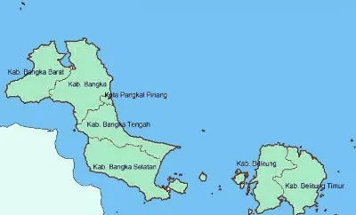 Daftar Nama Kabupaten dan Kota di Provinsi Kepulauan Bangka Belitung
